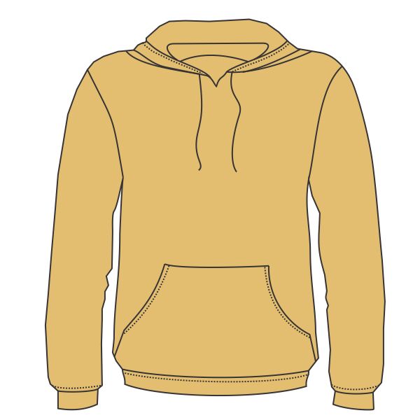 Unisex Tie-Dyed Cloud Fleece Hooded Sweatshirt Thumbnail