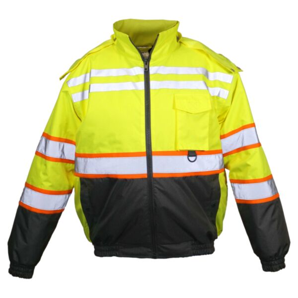 Kishigo Unisex Economy Contrast Class 3 Bomber Jacket JS156 Unisex Economy Contrast Class 3 Bomber Jacket Thumbnail