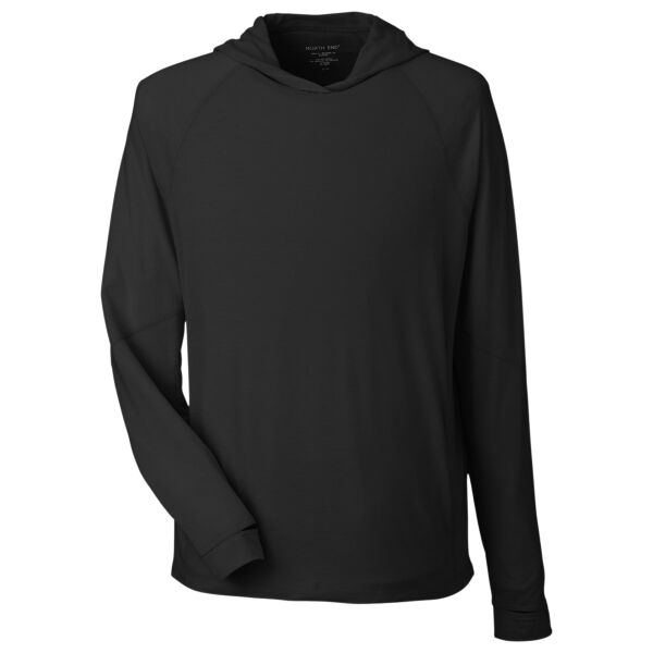 North End Unisex JAQ Stretch Performance Hooded Long Sleeve T-Shirt NE105 Unisex JAQ Stretch Performance Hooded Long Sleeve T-Shirt Thumbnail