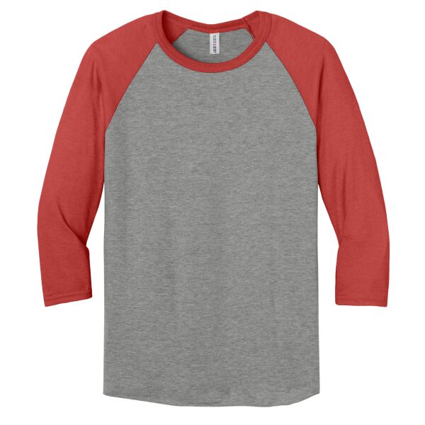 Jerzees Unisex Premium Blend Combed Ring Spun 3/4 Sleeve Raglan 560R Unisex Premium Blend Combed Ring Spun 3/4 Sleeve Raglan Thumbnail