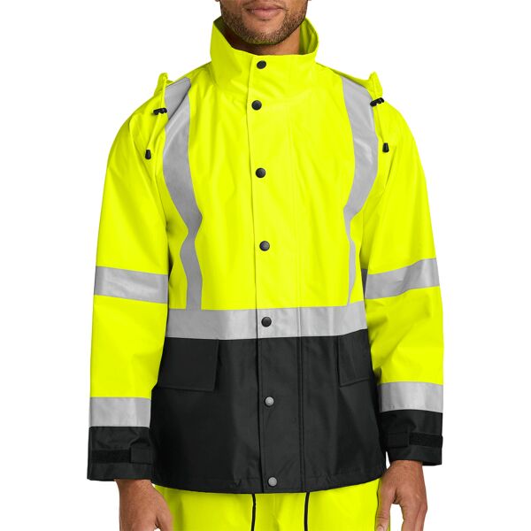 CornerStone Ansi 107 Class 3 Rain Jacket CSJ504 Ansi 107 Class 3 Rain Jacket Thumbnail