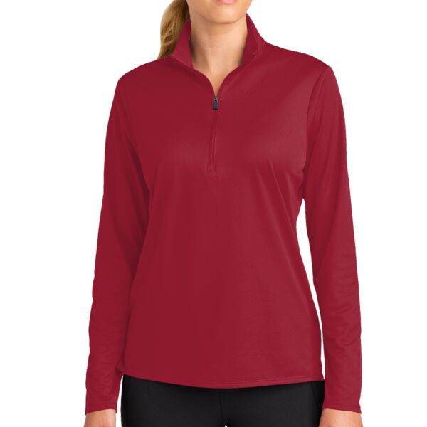 Sport Tek Women's Micropique Sport Wick ® 1/4 Zip LST672 Women's Micropique Sport Wick ® 1/4 Zip Thumbnail
