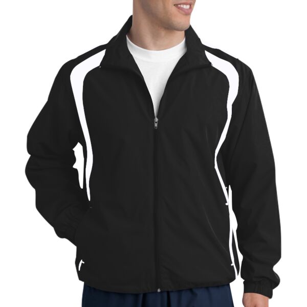 Sport Tek Colorblock Raglan Jacket JST60 Colorblock Raglan Jacket Thumbnail