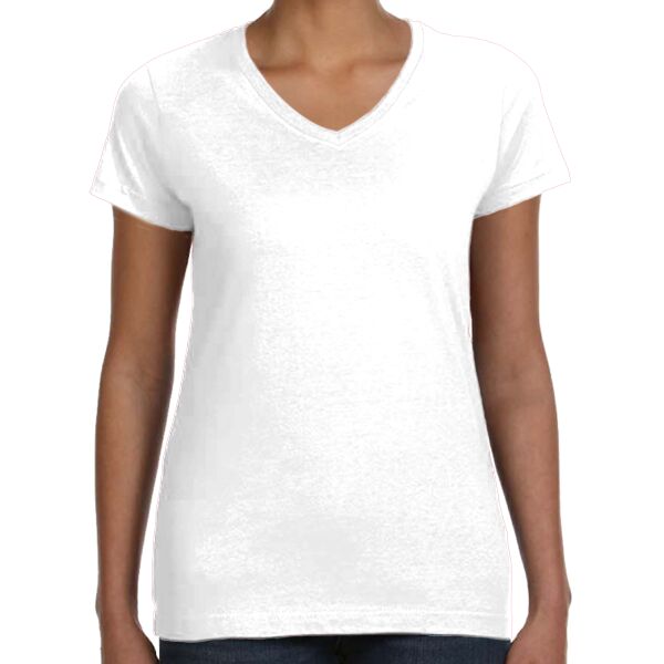 LAT Women's Fine Jersey V-Neck Tee 3507 Women's Fine Jersey V-Neck Tee Thumbnail