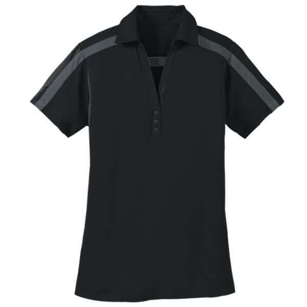 Port Authority Women's Silk Touch Performance Colorblock Stripe Polo L547 Women's Silk Touch Performance Colorblock Stripe Polo Thumbnail