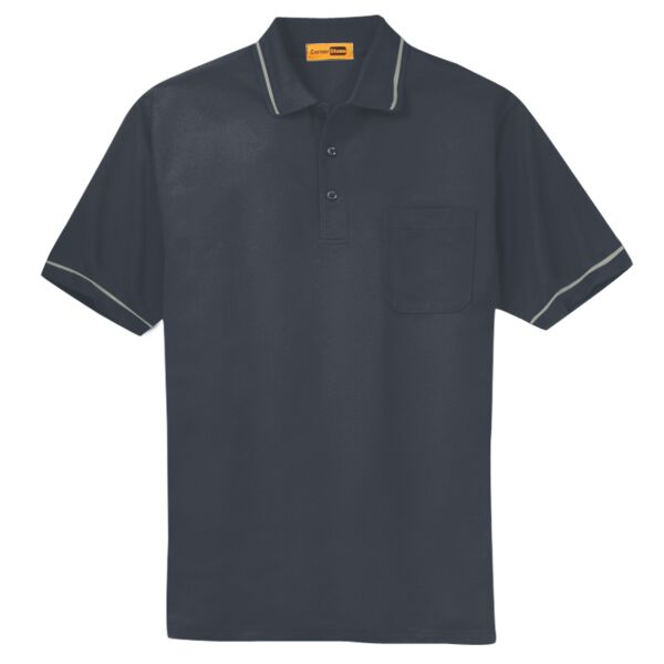 CornerStone Select Snag Proof Tipped Pocket Polo CS415 Select Snag Proof Tipped Pocket Polo Thumbnail