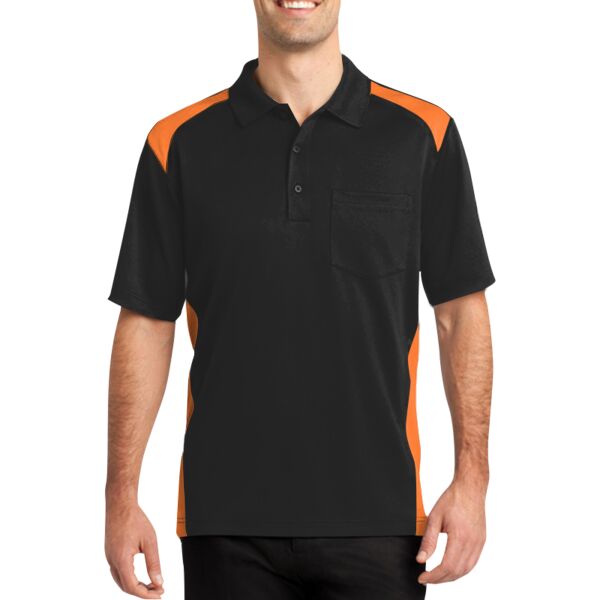 CornerStone Select Snag Proof Two Way Colorblock Pocket Polo CS416 Select Snag Proof Two Way Colorblock Pocket Polo Thumbnail