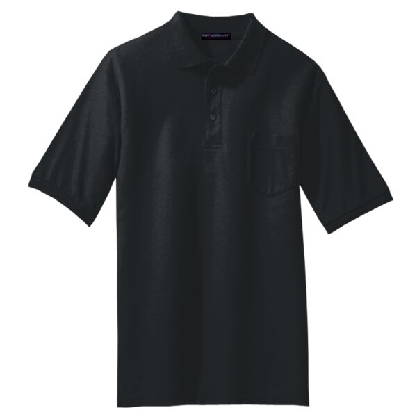 Port Authority Tall Silk Touch Polo with Pocket TLK500P Tall Silk Touch Polo with Pocket Thumbnail