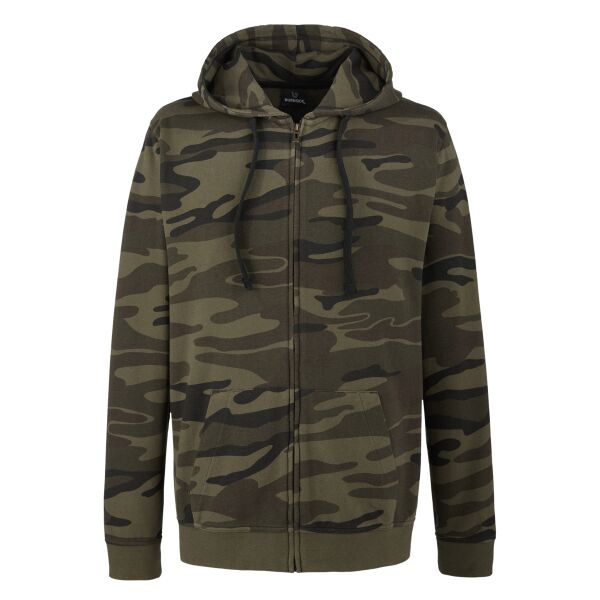 Burnside Men's Camo Full-Zip Hooded Sweatshirt 8615 Men's Camo Full-Zip Hooded Sweatshirt Thumbnail