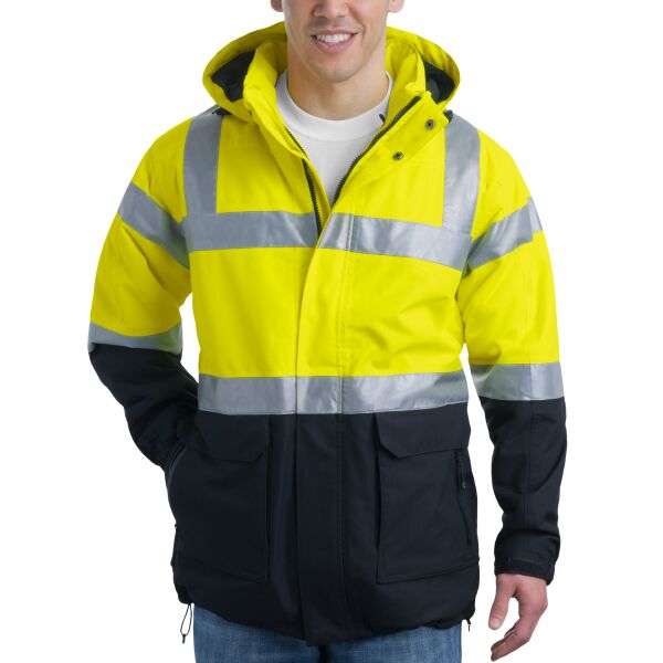 Port Authority Ansi 107 Class 3 Safety Heavyweight Parka J799S Ansi 107 Class 3 Safety Heavyweight Parka Thumbnail