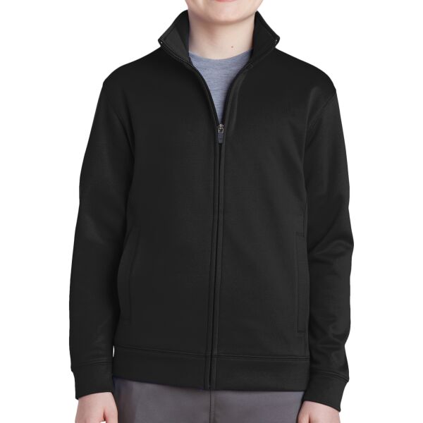 Sport Tek Youth Sport Wick ® Fleece Full Zip Jacket YST241 Youth Sport Wick ® Fleece Full Zip Jacket Thumbnail