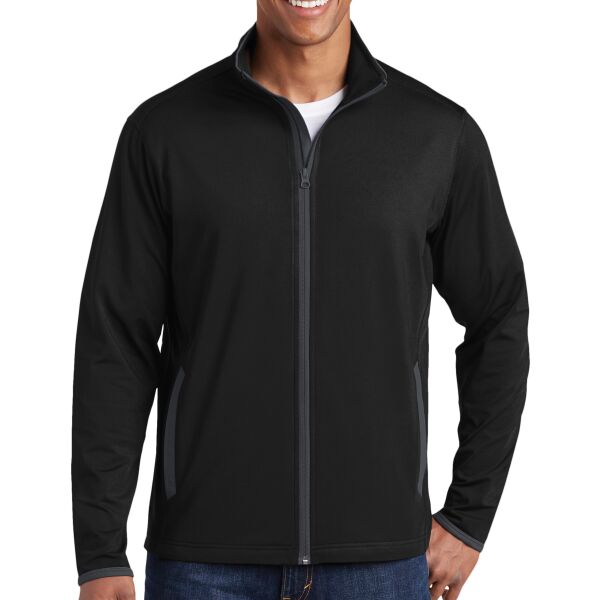 Sport Tek Sport Wick ® Stretch Contrast Full Zip Jacket ST853 Sport Wick ® Stretch Contrast Full Zip Jacket Thumbnail