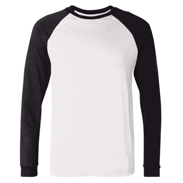 Bella + Canvas Men's Long Sleeve Jersey Baseball Tee 3000 Men's Long Sleeve Jersey Baseball Tee Thumbnail