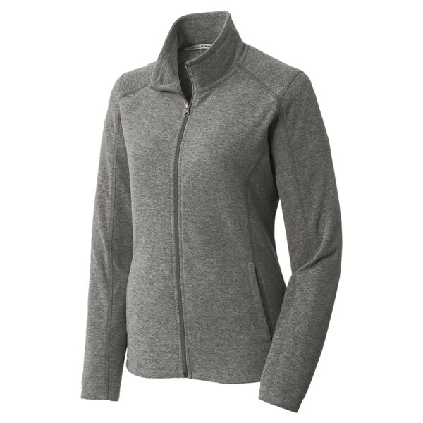 Port Authority Women's Heather Microfleece Full Zip Jacket L235 Women's Heather Microfleece Full Zip Jacket Thumbnail