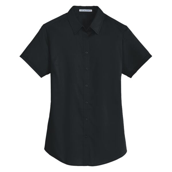 Port Authority Women's Short Sleeve SuperPro Twill Shirt L664 Women's Short Sleeve SuperPro Twill Shirt Thumbnail