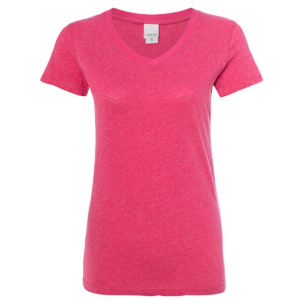 J. America Women’s Glitter V-Neck T-Shirt 8136 Women’s Glitter V-Neck T-Shirt Thumbnail