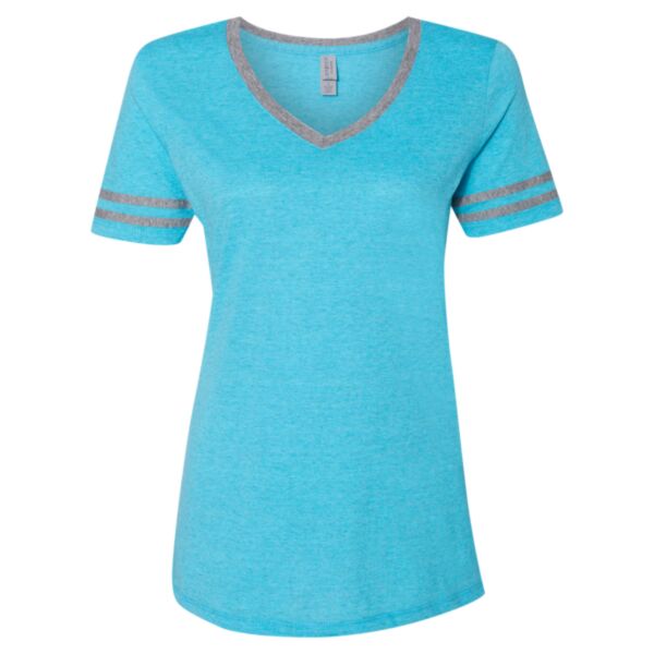 Jerzees Women's Varsity Triblend V-Neck T-Shirt 602WVR Women's Varsity Triblend V-Neck T-Shirt Thumbnail