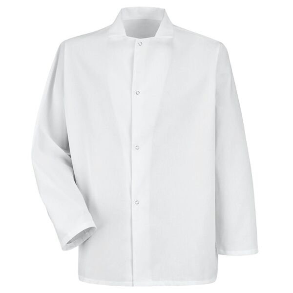 Red Kap Men's Gripper-Front Short Butcher Coat 0416 Men's Gripper-Front Short Butcher Coat Thumbnail