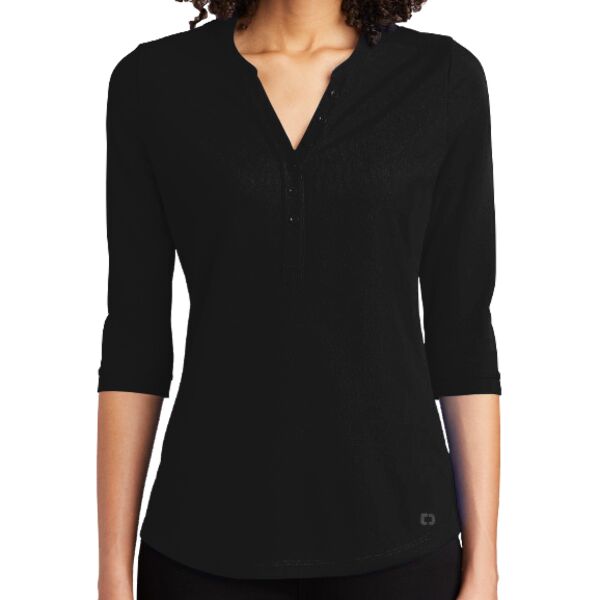 OGIO Women's Jewel Henley LOG104 Women's Jewel Henley Thumbnail