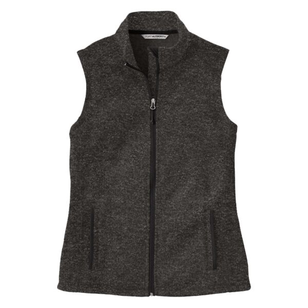 Port Authority Women's Sweater Fleece Vest L236 Women's Sweater Fleece Vest Thumbnail