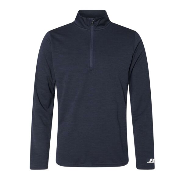 Russell Athletic Men's Striated Quarter-Zip Pullover QZ7EAM Men's Striated Quarter-Zip Pullover Thumbnail