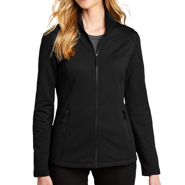 Port Authority Women's Grid Fleece Jacket L239 Women's Grid Fleece Jacket Thumbnail