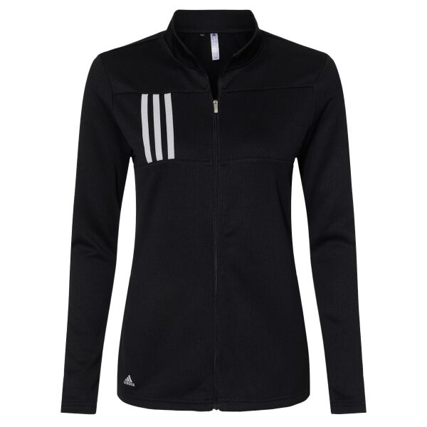 Women's 3-Stripes Double Knit Full-Zip Thumbnail