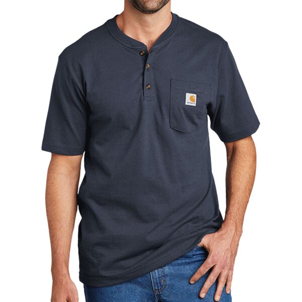 Carhartt Short Sleeve Henley T Shirt CTK84 Short Sleeve Henley T Shirt Thumbnail