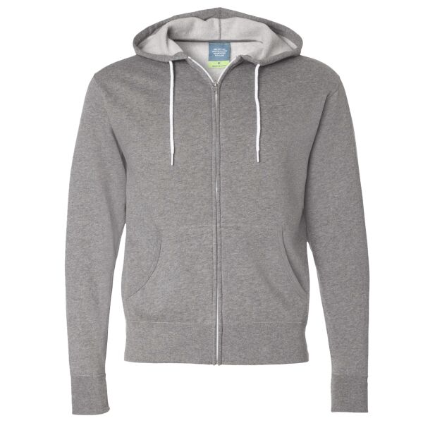 Lightweight Full-Zip Hooded Sweatshirt Thumbnail